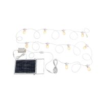 FESTOON 2 10lt LED 13m IP55 SOLAR Festoon Light Kit