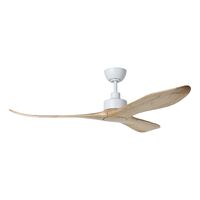 CURRUMBIN 1520mm DC Timber 3 Blade Ceiling Fan 