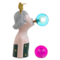 CYNTHIA 1lt Bubblegum Table Lamp