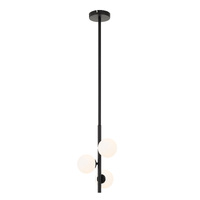 MORAN 3lt 355mm Iron Veritcal Rod Pendant (globes extra)