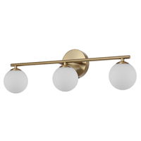 MORAN 3lt Vanity/Wall Light (globes extra)