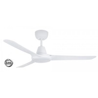 SPYDA EC Smart 1400mm 20w Tricolour Step Dimming 3 Blade ABS Ceiling Fan